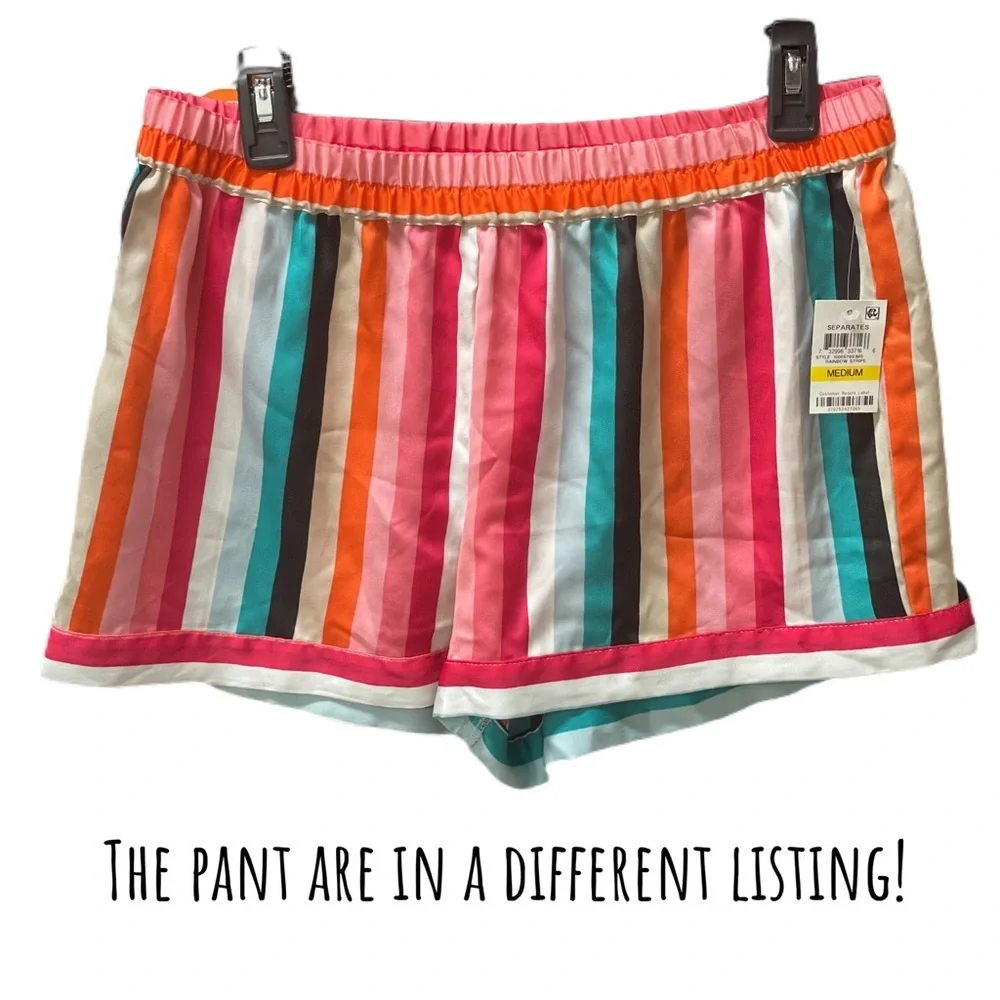 INC Multi-stripe Pajama Camisole PJ Top NWT!